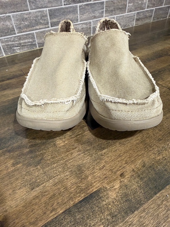 Crocs Santa Cruz Mens Loafers Tan Size 12 - Picture 3 of 11
